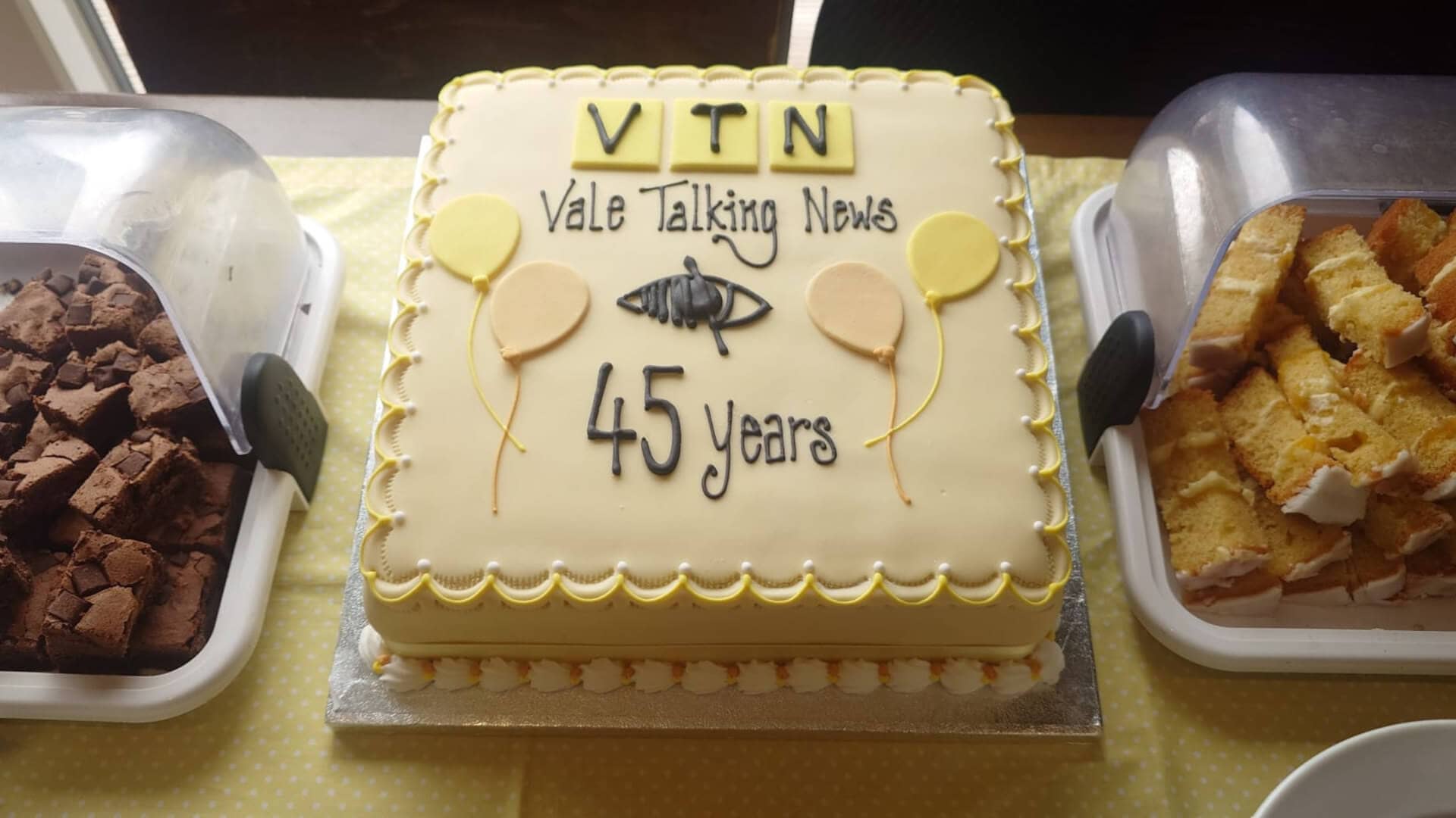 VTN 45th Anniversary celebration cake