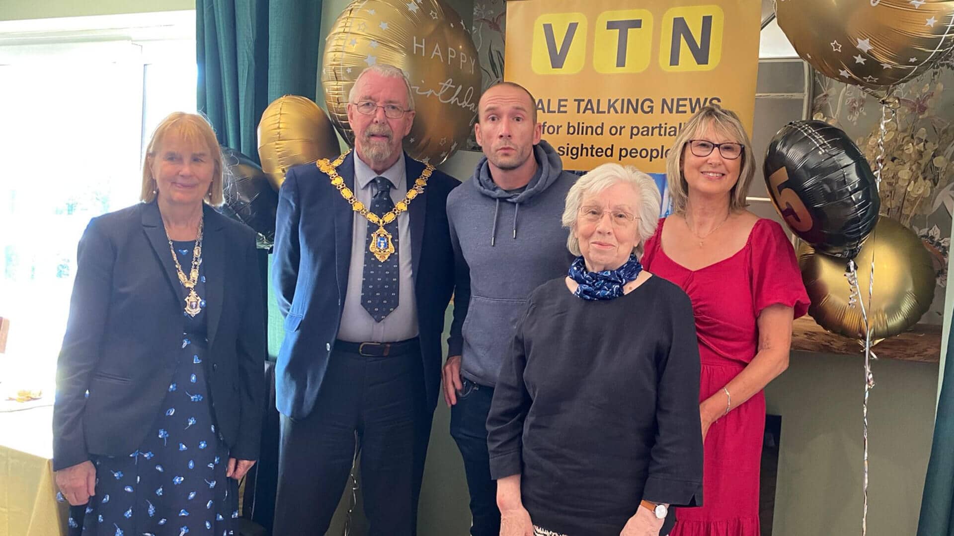 VTN 45th Anniversary - Mayor, Mayoress, Will, Marian and Fran