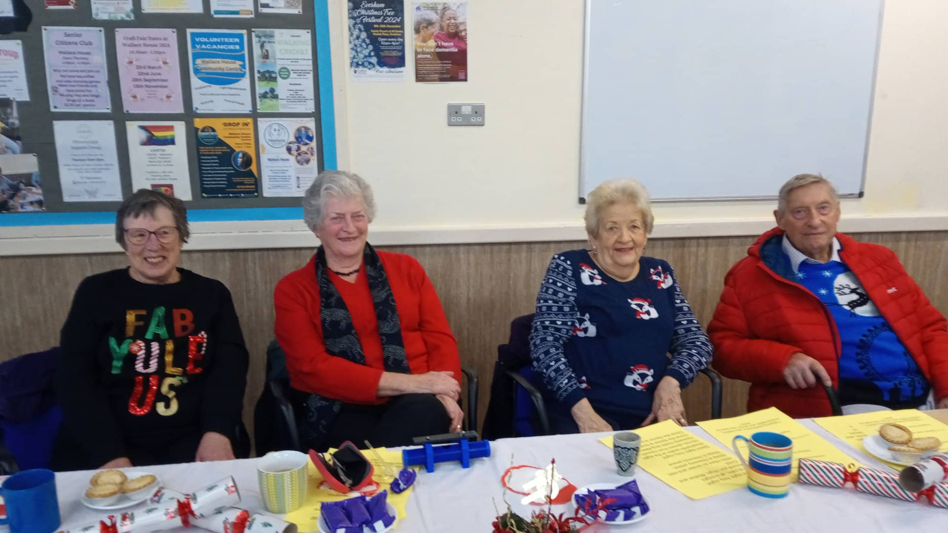 Vale Talking News listeners at Sight Concern Christmas party