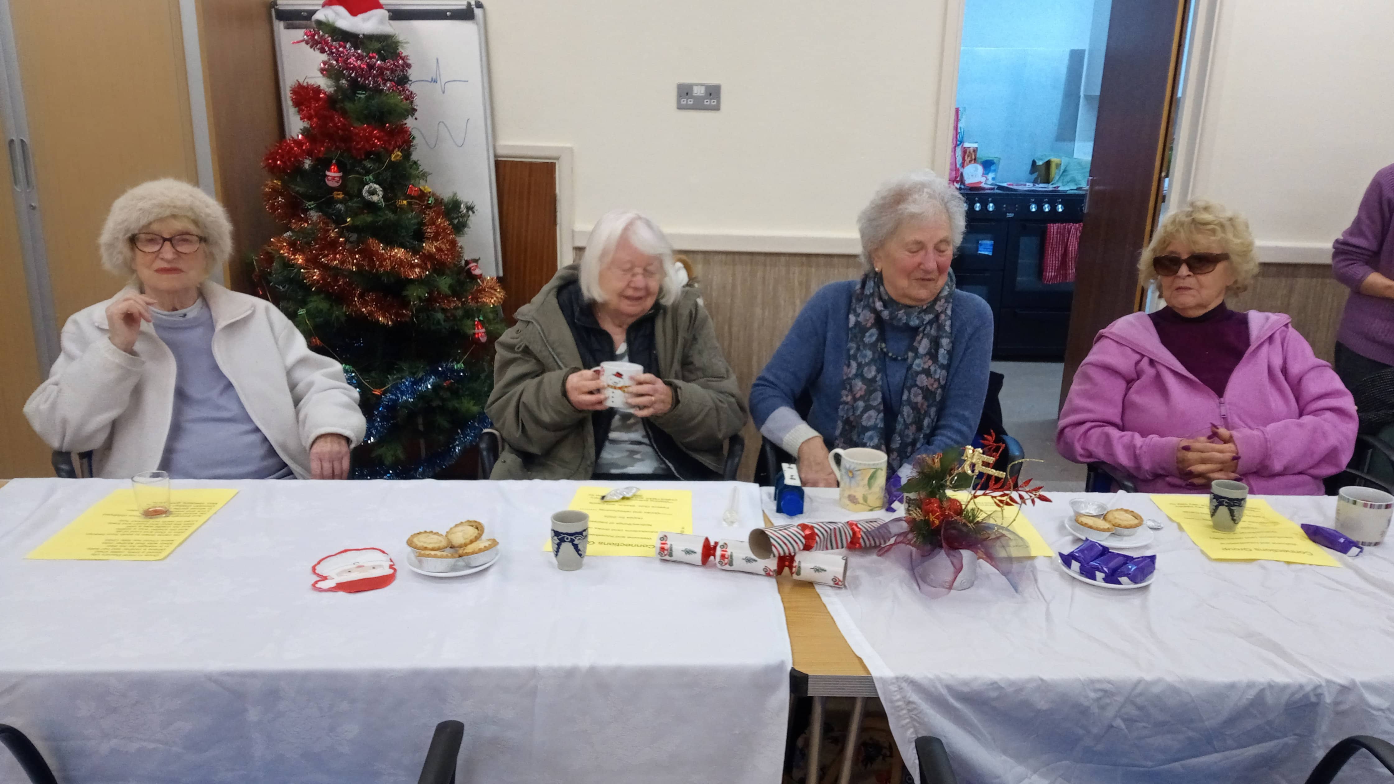 Vale Talking News listeners at Sight Concern Christmas party