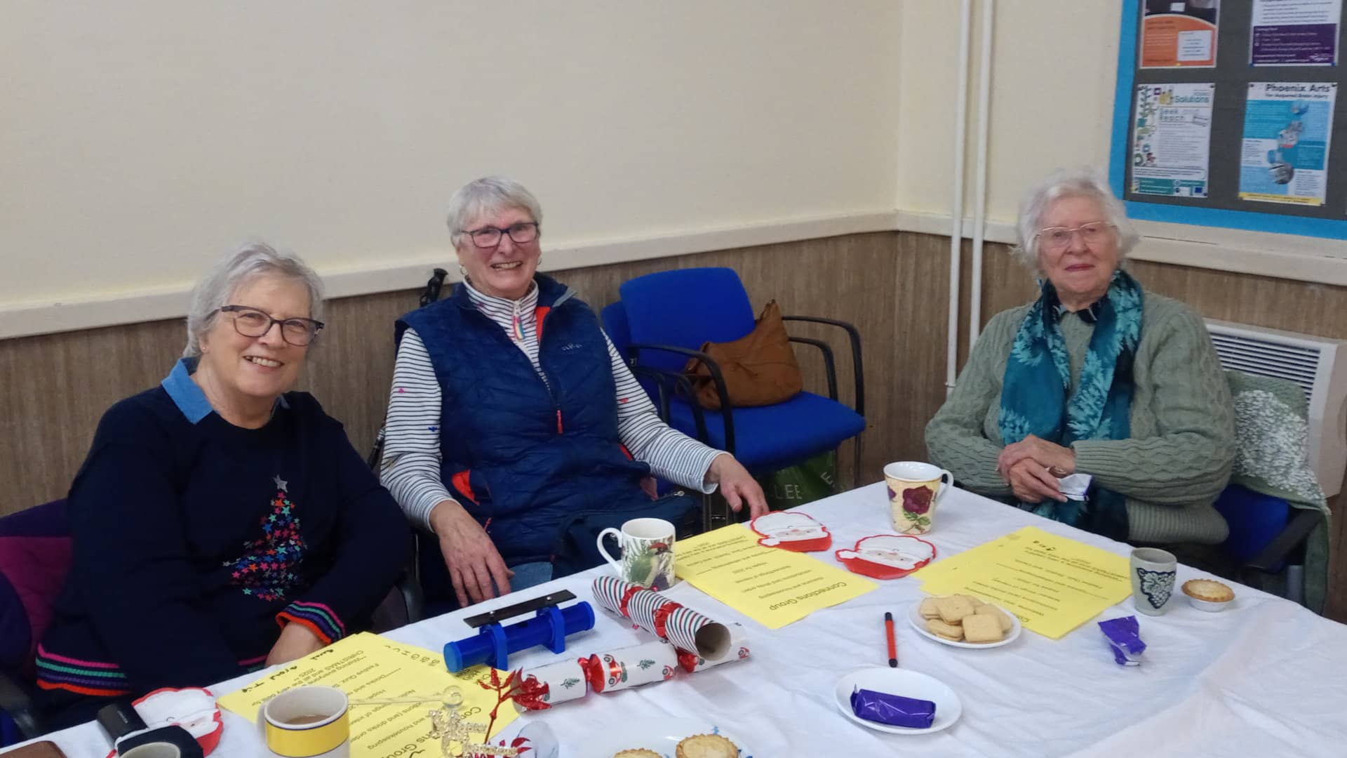 Vale Talking News listeners at Sight Concern Christmas party