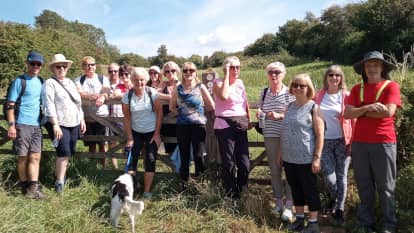 Charity Walk Group photo news image