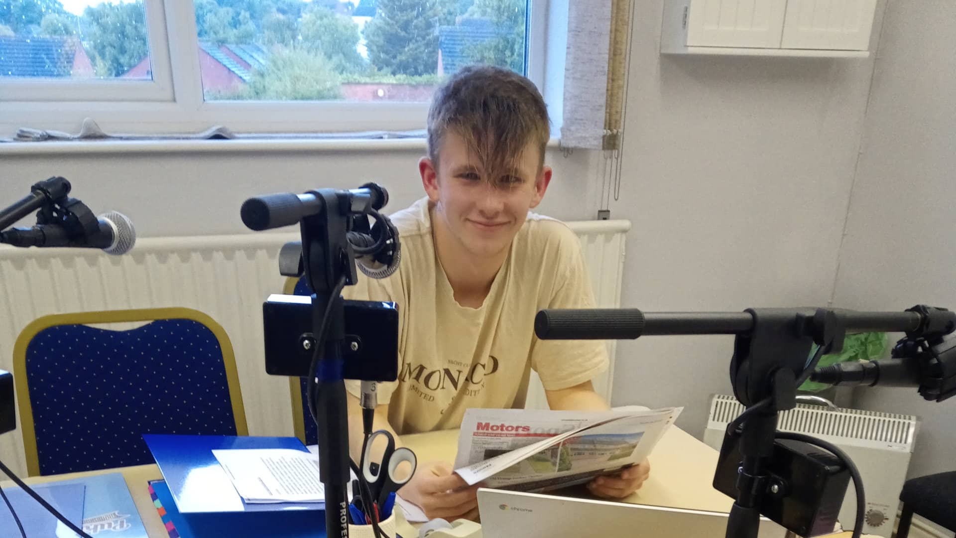 VTN work experience student Nathan Wall